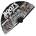 Boots On The Ground Hand Fan,Western Cowgirl Outfits for Women,Clapping Clacking Fans For Line Dancing