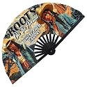 Boots On The Ground Hand Fan,Western Cowgirl Outfits for Women,Clapping Clacking Fans For Line Dancing