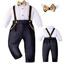 Booulfi Baptism Christening Outfits for Baby Boy Outfits,NB- 5t Boy Clothes
