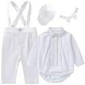 Booulfi Baptism Christening Outfits for Baby Boy Outfits,NB- 5t Boy Clothes