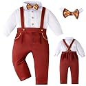 Booulfi Baptism Christening Outfits for Baby Boy Outfits,NB- 5t Boy Clothes