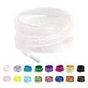 Booyckiy 3434 Wide Satin Ribbon Shoelaces Flat