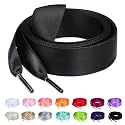 Booyckiy 3434 Wide Satin Ribbon Shoelaces Flat