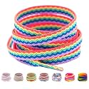 Booyckiy 3434 Wide Satin Ribbon Shoelaces Flat