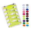 Booyckiy Elastic No Tie Shoe Laces for Kids, Adults, Flat Stretch Shoelaces