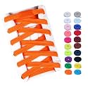 Booyckiy Elastic No Tie Shoe Laces for Kids, Adults, Flat Stretch Shoelaces