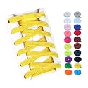 Booyckiy Elastic No Tie Shoe Laces for Kids, Adults, Flat Stretch Shoelaces