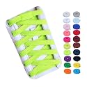 Booyckiy Elastic No Tie Shoe Laces for Kids, Adults, Flat Stretch Shoelaces