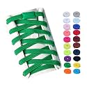Booyckiy Elastic No Tie Shoe Laces for Kids, Adults, Flat Stretch Shoelaces