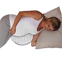 Boppy Wedge Pregnancy Pillow, Compact Maternity Support for Back and Hips