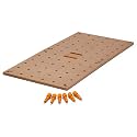 Bora Centipede Workbench Table Top For Bora Centipede Work Stand Saw Horses - 24" x 48" - Includes Wood Top with 3/4" Dog Holes + 6 Quick-Twist Lock Handles for Portable, Temporary Work Bench, CK22T
