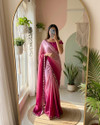 BORANA Ombre Bollywood Crepe Saree