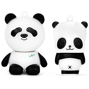 borlterclamp usb flash drive cute panda pattern 32gb pack of 2 pcs pendrive gift for students and children