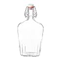 Bormioli Rocco Pocket Flask, 17 oz, Clear