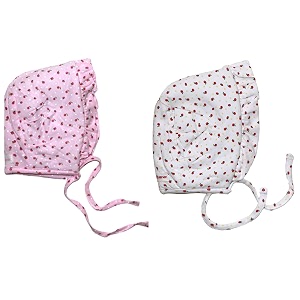 born babygirl caps with tie knot bonnet caps infant girl cap topi hat new born cap 0 6 month girl