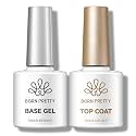 Born Pretty Base &amp; Top Coat Set 2PCS High Glossy Top Coat Base Gel