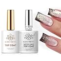 Born Pretty No Wipe Gel Top Coat & Water Drop Gel Top Coat Set