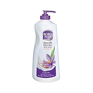boroplus body lotion  provides 24hrs moisturisation  100 ayurvedic lotion  vitamin e for dry and normal skin  with goodness of dhoodh badam amp kesar  400ml pack of 2