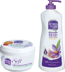 boroplus soft ayurvedic antiseptic cream 200ml  doodh kesar lotion 400ml