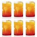Borosil 295ml 6pc Vision Berry Cut Design Medium Drinking Glass Set | Made in India Borosilicate Glass Tumblers for Water, Cold Drinks, Juice| Microwave &amp; Dishwasher Safe for Dailyuse &amp; Gifting