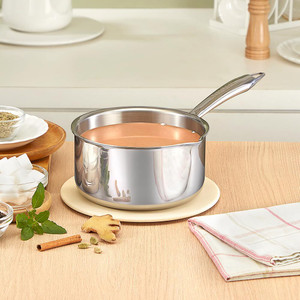 BOROSIL Cookfresh Triply Steel 16 Cm Sauce