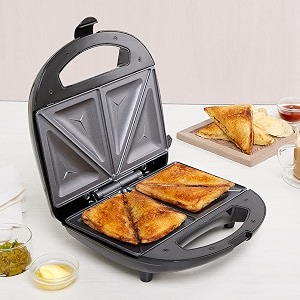 borosil neo 700-watt grill sandwich maker black