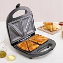 Borosil Neo 700-Watt Grill Sandwich Maker, Black
