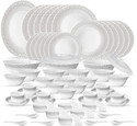 BOROSIL Pack of 66 Opalware Bridal set