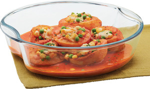 BOROSIL Round 2.5 L Baking Dish Microwave