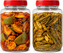 Borzor Glass Grocery Container - 2000 ml
