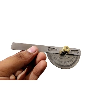 surgical stainless steel finger goniometer 180  orthopedic joint range of motion measurement tool  physiotherapy medical rehabilitation use  1 pc goniometer scale