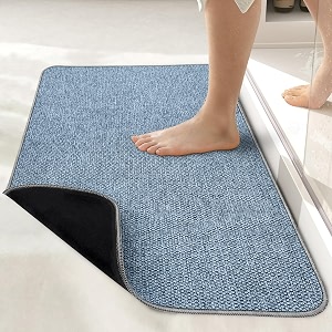 Bosap Bath MatUltra Thin Bathroom Runner RugsLarge