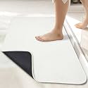 BosapBath MatUltra Thin Bathroom RugsRubber Bath Mats