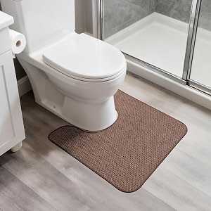 Bosap Toilet Rugs U Shaped Bathroom RugMachine