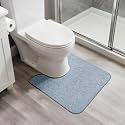 Bosap Toilet Rugs U Shaped Bathroom RugMachine