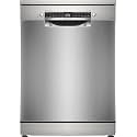 Bosch 15 Place Setting (Fits up to 80 utensils) Free Standing Dishwasher for Indian Utensils | Intensive Kadhai Program for Pressure Cooker, Home Connect (SMS6HMI01I, Silver Inox, Inbuilt Heater)