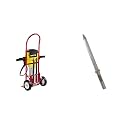 BOSCH BH2760VCB 120-Volt 1-1/8 Brute Breaker Hammer (Blue) + BOSCH HS2161 20 In. Moil Point 1-1/8 In. Hex Hammer Steel (Silver)