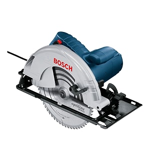 bosch gks 235 turbo heavy duty electric circular saw 2050w 235 mm blade dia5300 rpm 25 mm bore air blower bosch click amp clean system 76 kg  key wrench saw blades 1 year warranty