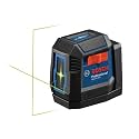 BOSCH GLL50-20G 50 Ft Green-Beam Self-Leveling Cross-Line Laser Level