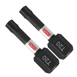 bosch itt20102 2 pc 1 in torx 20 impact tough screwdriving bit