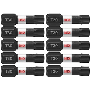 bosch itt30102 2 pc 1 in torx 30 impact tough screwdriving bit