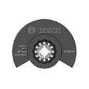 BOSCH OSL312 1-Piece 3-1/2 In. Starlock Oscillating Multi Tool Wood High-Carbon Steel Segmented Saw Blade for General-Purpose Application in Wood