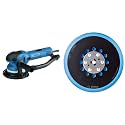 BOSCH Power Tools - GET75-6N - Electric Orbital Sander, Polisher - 7.5 Amp, Corded, 6"" Disc Size with BOSCH RSM6046 6 In. Hard Hook-and-Loop Multi-Hole Sanding Pad