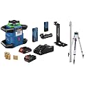 BOSCH PRO GRL4000-90CHVGK 18V REVOLVE4000 Connected Green-Beam Rotary