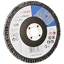 Bosch Professional Eco Flap Disc For Angle Grinders For Metal And Wood,4" / 100 Mm Grit 120, Pack of 11