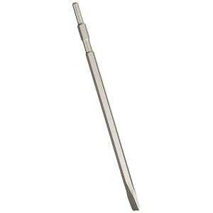 bosch professional flat chisel with 17 mm hex shank suitable for 5kg hammer total length 450mm pack of 5