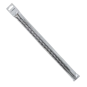 bosch sds plus-1 hammer drill bit  18 mm diameter  400 mm working length  total length 460 mm  for concrete amp masonry  sds plus shank  2-flute u-shape design  1 pc