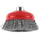 Bosch Professional Wire Cup Brush, Crimped Wire, 100Mm, For Thread M14