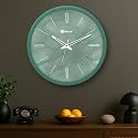 Bosco Modern Non Ticking Silent Sage Green