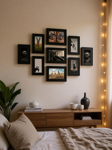 BOSCO Wood Wall Photo Frame Black 9
